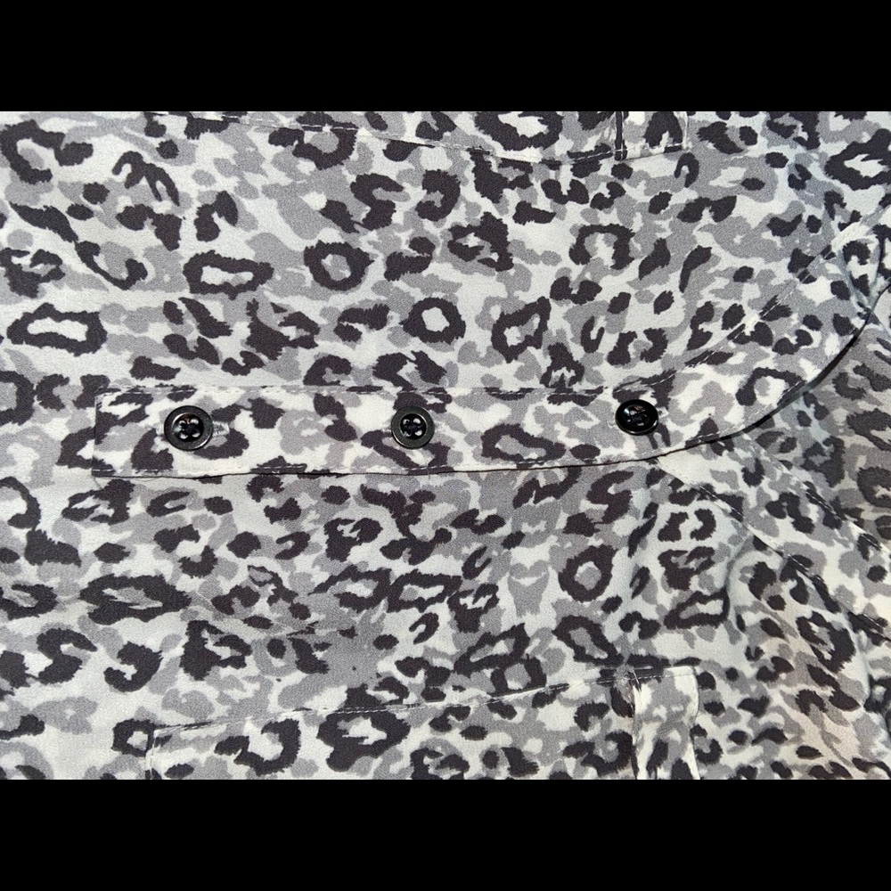 Maurices animal print blouse